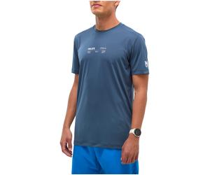 Millet Wander-/Freizeit Tshirt Intense Essential TS (4-Wege-Stretch, ultraleicht, schnelltrocknend) denimblau Herren, Größe L