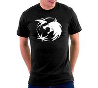 Million Nation Witcher inspieriertes T-Shirt, Größe XXL, Schwarz