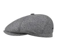 Milner Seiden Flatcap by Stetson blau-beige 55 cm