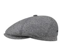 Milner Seiden Flatcap by Stetson blau-beige 56 cm
