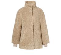 Milo Winterjacke (Plüschjacke) Olivia mit Stehkragen sandbraun Damen, Größe 42