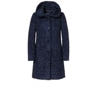 Milo Wintermantel Stella mit Kapuze (Teddyfell) navyblau Damen, Größe 40