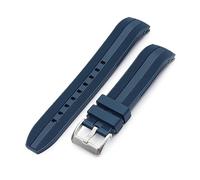 MiLTAT StrapXPro SBDC101 SPB143 Uhrenarmband aus Gummi für Seiko 63Mas, SPX1C, Marineblau, Man's size, Achat