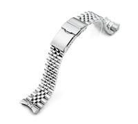 MiLTAT Super-JUB Uhrenarmband, kompatibel mit Orient Mako 40 316L Edelstahl, 20 mm