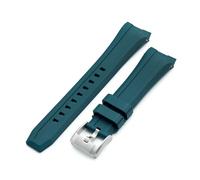 MiLTAT Wheels FKM Gummi-Uhrenarmband, kompatibel mit Orient Kamasu, Schnellverschluss, 22 mm, Grün