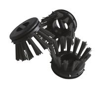 Miltex Rundbürste für Ringgummimatten, Kunststoff, VE 10 Stk, schwarz