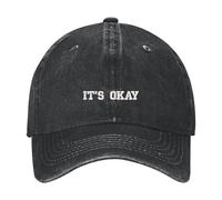 MIMAYIN Washed Cotton Distressed Baseball Cap Stickerei Basecap Verstellbare Baumwolle Reine Farbe Baseballmütze Sport Visier Hut für Damen Herren