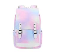 MIMIGO New Gradient Rainbow Rucksack Schultasche für weibliche Junior High School Schüler koreanische