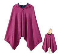 Mimoqk Kühlumhang - trocknender, weicher, leichter, tragbarer Kapuzenumhang - Lange Hoodies für Bergsteigen, Outdoor-Sport, kühlender Schal-Umhang für Damen und Herren, Sonnenschutzkleidung