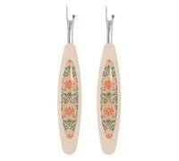 MINAOLULUS 2stücke Teiliges Nahttrenner Scharfe Fadenentferner mit Ergonomischem Griff für Nähen Sticken und DIY Handarbeiten Präzise und Schonende Stoffpflege Tragbar und