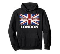 Mind The Gap London Union Jack Fahne England Pullover Hoodie