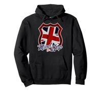Mind The Gap Underground T-Shirt mit britischer Flagge im Londoner Zug Pullover Hoodie