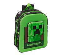 Minecraft 3D-Kinderrucksack, leicht zu reinigen, ideal für Kinder verschiedener Altersgruppen, bequem und vielseitig, Qualität und Widerstandsfähigkeit, 22 x 10 x 27 cm