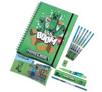 Minecraft A4 Bumper-Schreibwaren-Set (Einheitsgröße) (mehrfarbig)