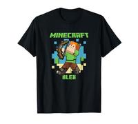 Minecraft Alex with Bow Taking Aim T-Shirt