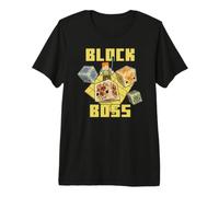 Minecraft Block Boss Alex Vs Sulfer Cubes Magma & Amethyst Premium T-Shirt