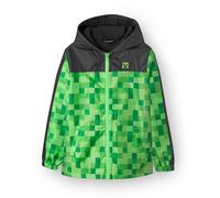 Minecraft Boys Jacke Wasserdichte Hoodie Creeper Fleece gesäumter Regenmantel 11-12 Jahre