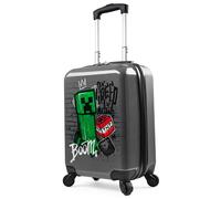 Minecraft Carry On Suitcase for Kids Creeper Cabin Bag with Wheels Lug