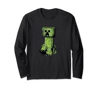 Minecraft Creeper Graffiti-Sitz Langarmshirt