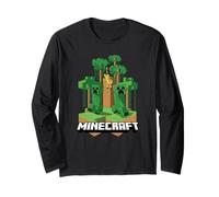 Minecraft Creeper & Jaguar Island Langarmshirt