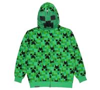 Minecraft Creeper Kostüm Jungen Jugend Sweatshirt Hoodie, Grün, XL