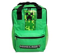 Minecraft Creeper Schulrucksack, Schultasche, offizieller Rucksack mit Trägern für Kinder, 4320, grün, Einheitsgröße