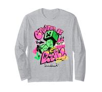 Minecraft Creepin It Real Creeper Approaching Graffiti Art Langarmshirt