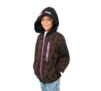 Minecraft Enderman Jungen Langarm Cosplay Zip Up Hoodie, Minecraft Enderman Brown, 14