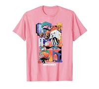 Minecraft Fun Playful Colorful World Big Chest Poster T-Shirt, Herren, Rosa, 3XL