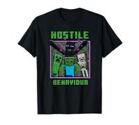 Minecraft Hostile Behavior Group Mob Poster T-Shirt