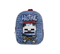 Minecraft Hostile Behaviour 3D-Vorschulrucksack, robust, geräumig und organisiert, 30 x 24 x 8 cm, bunt, M, Casual