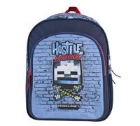 Minecraft Hostile Behaviour Schulrucksack, Doppelfach, anpassbar an den Kinderwagen, 44 x 30 x 20 cm, bunt, M, Casual