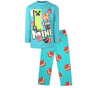 Minecraft - Jungen Pyjamas - 100% Baumwolle Lange Ärmel Pyjama Set - Jungen Pyjs Creeper Kleidung Geburtstag Junge Geschenke -Alter 9-10 Jahre
