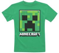 Minecraft Kids - Creeper Face T-Shirt grün in 104