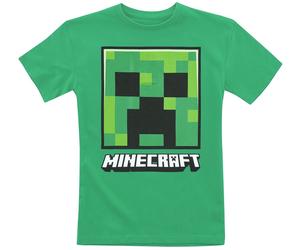 Minecraft Kids - Creeper Face T-Shirt grün in 104