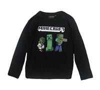 Minecraft Langarmshirt Creeper (schwarz, 152)