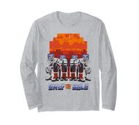 Minecraft Only for The Bold Four Storm Skeleton Horsemen Langarmshirt