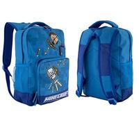 MINECRAFT Rucksack für Grundschule, Schulrucksack, originelles Gadget, hellblau, hellblau