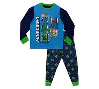 Minecraft Schlafanzug | Creeper Schlafanzüge Jungen Lang | Gaming Pyjama Für Kinder Mehrfarbig 158