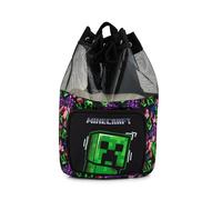 Minecraft Schwimmtasche für Jungen, Schwimmtasche für Jungen, Rucksäcke für die Schule, Schwarz , M