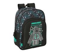 MINECRAFT SCREEN - Schulrucksack für Kinder, Kinderrucksack, anpassbar an Kinderwagen, ideal für Kinder im Schulalter, bequem und vielseitig, Qualität und Widerstandsfähigkeit, 26 x 11 x 34 cm