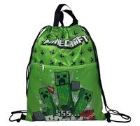 MINECRAFT - Sporttasche für Kinder, Rucksack für Kindergarten, Fitnessstudio, Pool, Reisen, Schuhtasche