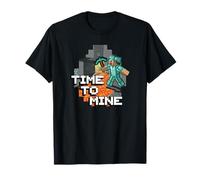 Minecraft Steve Time To Mine Poster T-Shirt