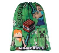 Minecraft TNT, Creeper, Steve, Alex, Turnbeutel mit Kordelzug, aus Polyethylen