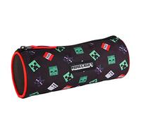 Minecraft TNT - ToyBags - Gamer Case - zylindrisches Design - Federmäppchen mit 1 Fach - innen gefüttert und mit Reißverschluss - 8 x 22 x 8 cm, bunt, Mediano, Minecraft TNT Schulmäppchen