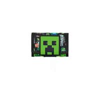 Minecraft - Wallet for Kids | Boys Girls Creeper Green or Black Wallet | Gaming Goods Gift One Size, GREEN, One Size