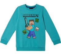 MinecraftSweatshirtTürkis,male,Größe:152
