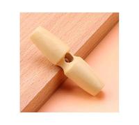 Minerva Knebelknöpfe aus Naturholz, 40 mm, 100 Stück