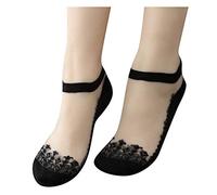 MINGCHE Socken Mode Unisex Atmungsaktive Weiche Baumwollsocken Damenmode lässig unsichtbare kurze Spitze sexy atmungsaktive Socken