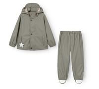 Mini A Ture - Kid's Matreinar Rain Set - Regenset, Gr. 122, grau (Vert)